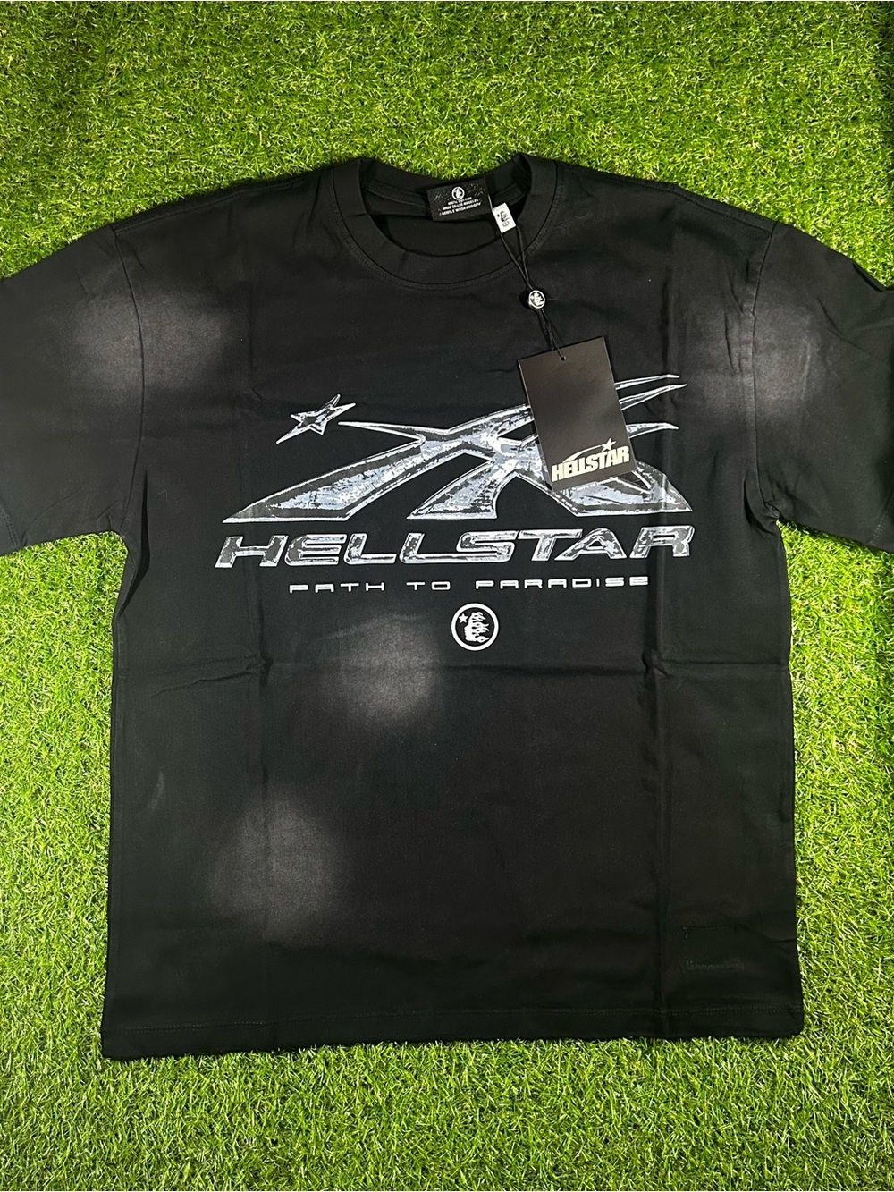 Hellstar Men’s Black Graphic Tee - Path to Paradise